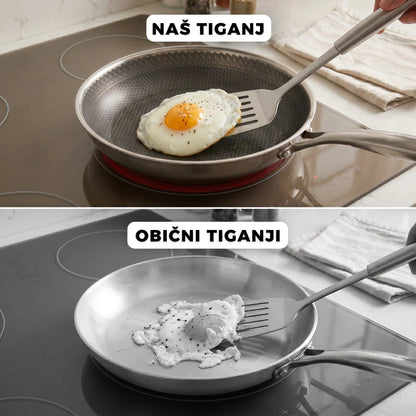 Inox tiganj sa neljepljivom površinom