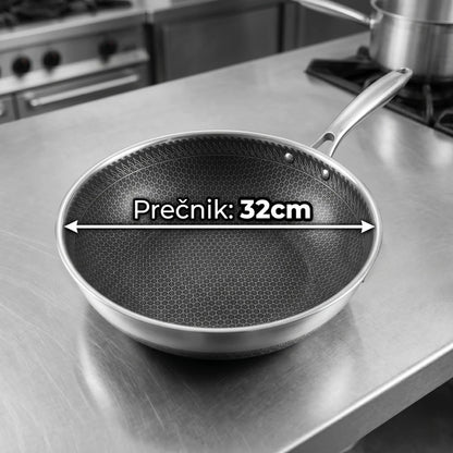 Inox tiganj sa neljepljivom površinom